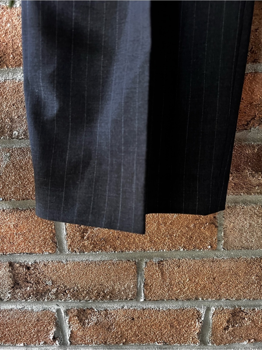 Babaton Aritzia Wool Pinstripe Wide Leg Trouser Pants High Waist Size 8 - Picture 9 of 13